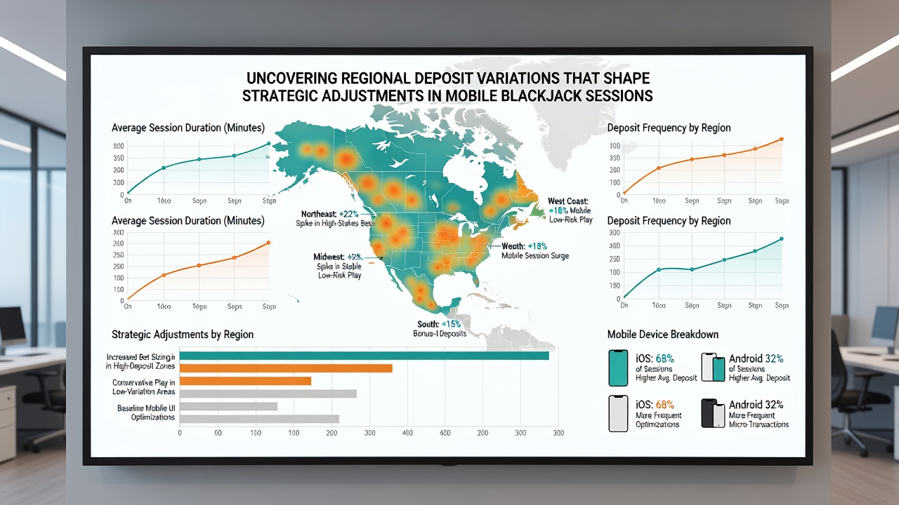 Mobile blackjack interface showing deposit and jackpot adjustments